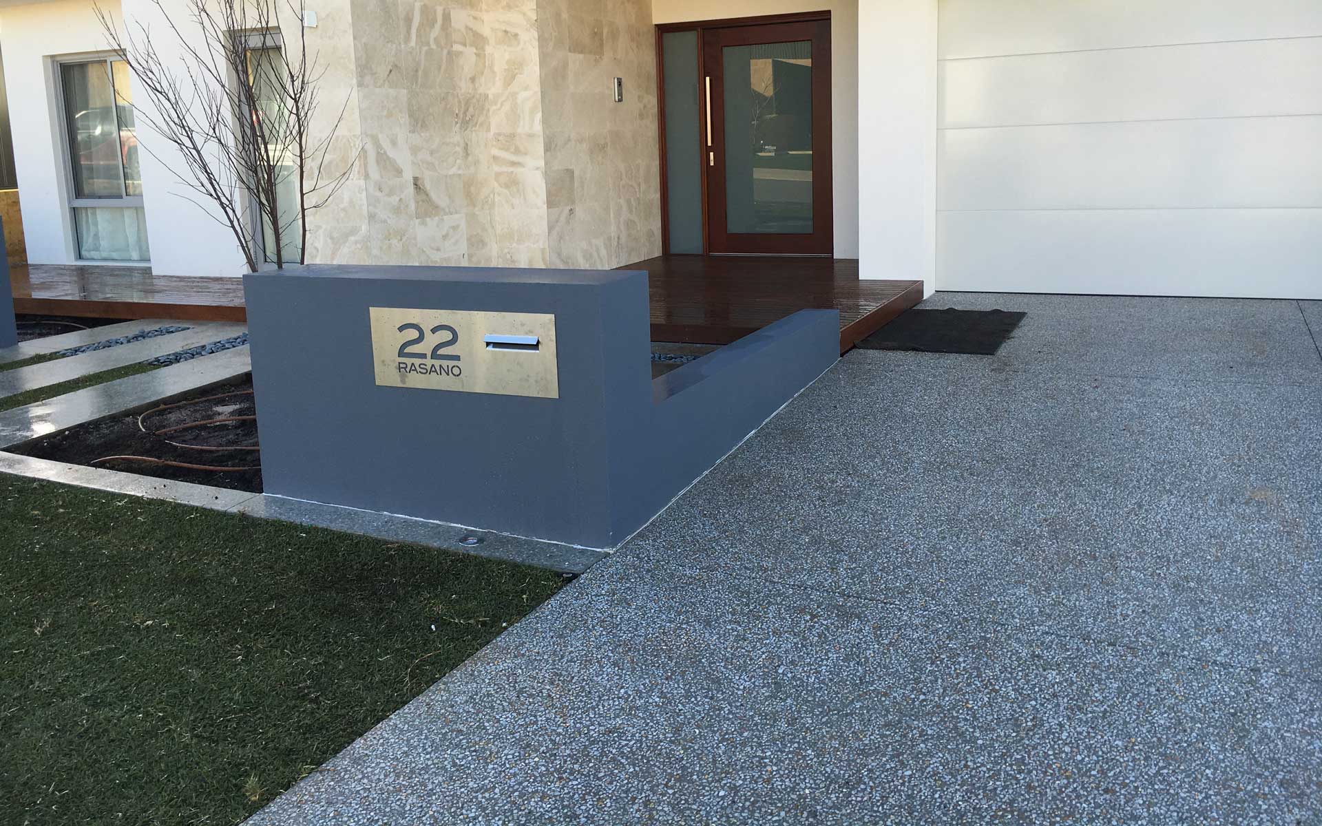 Exposed Aggregate Driveway - Coogee